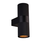 Nordlux Kyklop Ripple wandlamp zwart