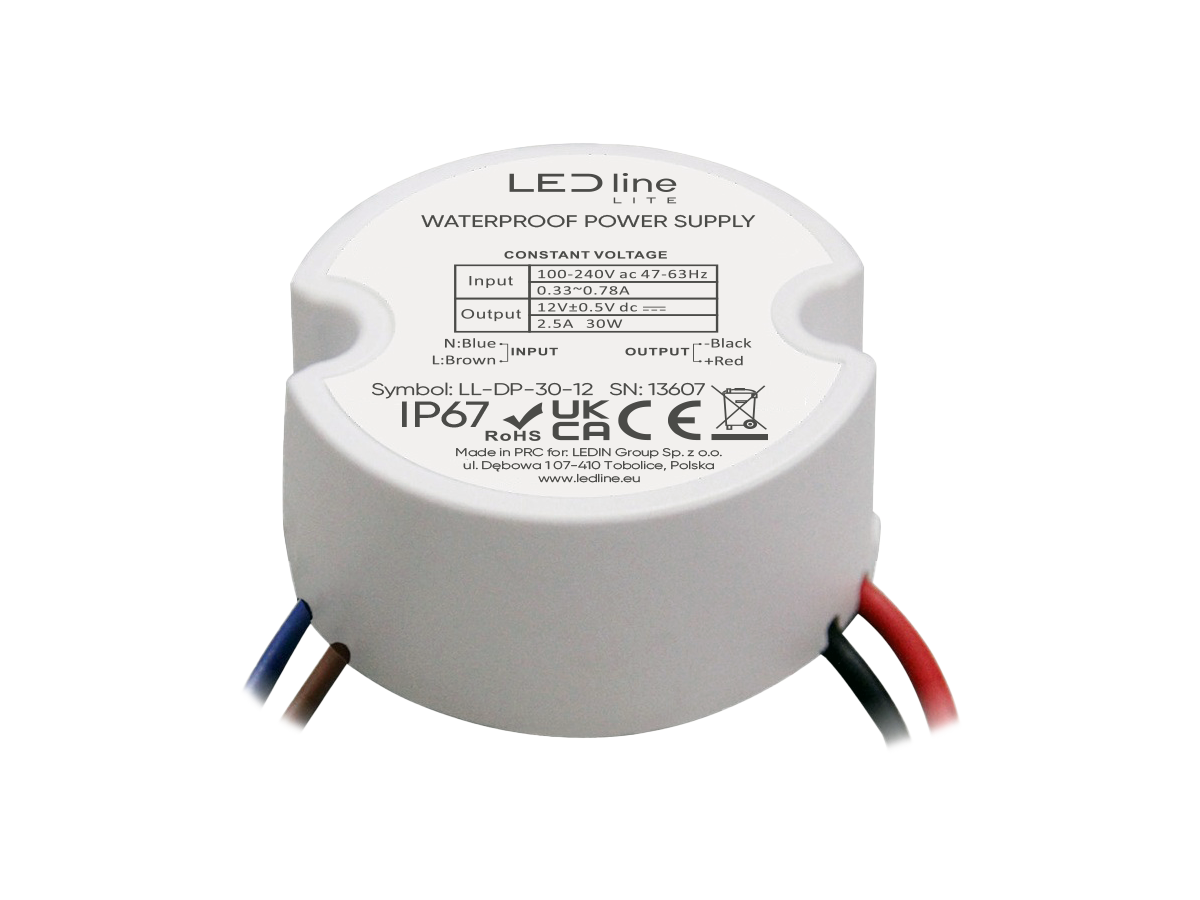 Alimentation LED avec boîte de connexion LED line LITE LL-DP-30-12 30 W 12 V