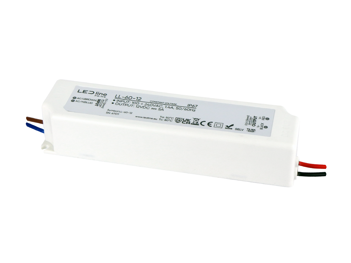 Alimentation LED LED line PRIME LL-60-12 60 W 12 V