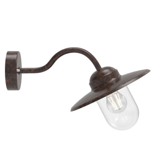 Nordlux Luxembourg wandlamp roestbruin