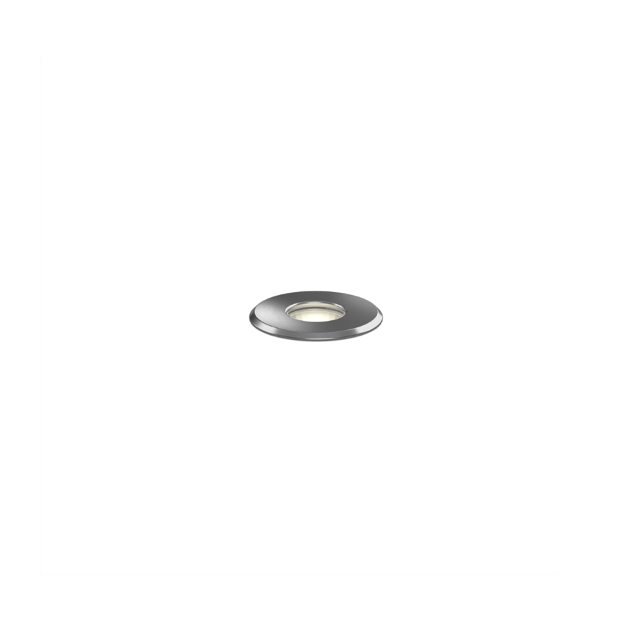 MAP 0.6 spot encastré de sol rond LED 3000K inox