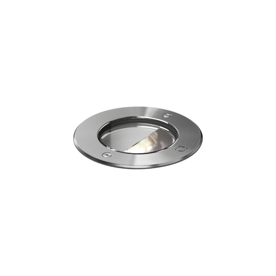 MAP ASYM 1.2 spot encastré de sol rond LED 3000K inox