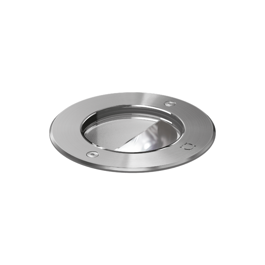 MAP ASYM 1.6 spot encastré de sol rond LED 3000K inox