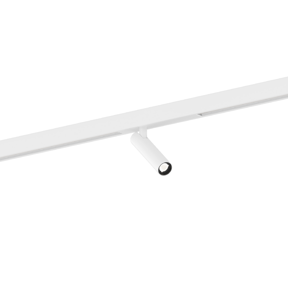 Wever & Ducré MATCH on STREX 1.0 spot sur rail Ø 2,6 cm LED 9,3W 530/560lm IRC 90 30° dimmable DALI-2 IP20 – 2700K/3000K – disponible en 5 couleurs