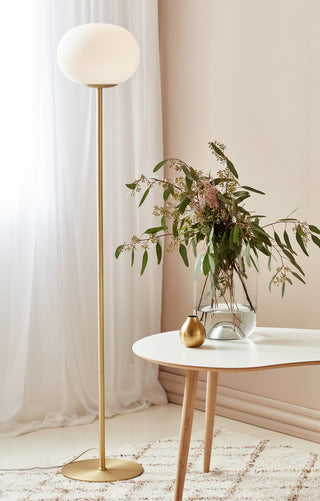 Nordlux Alton 27.5 floor lamp brass
