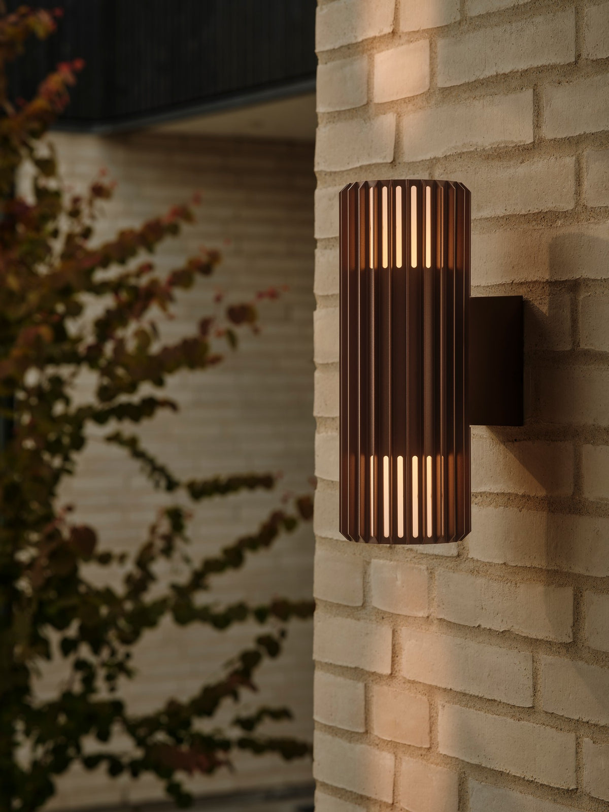 Nordlux Aludra Double wall light Seaside brown metallic