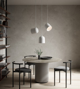 Design for The People Angle E27 pendant lamp white/telegrey