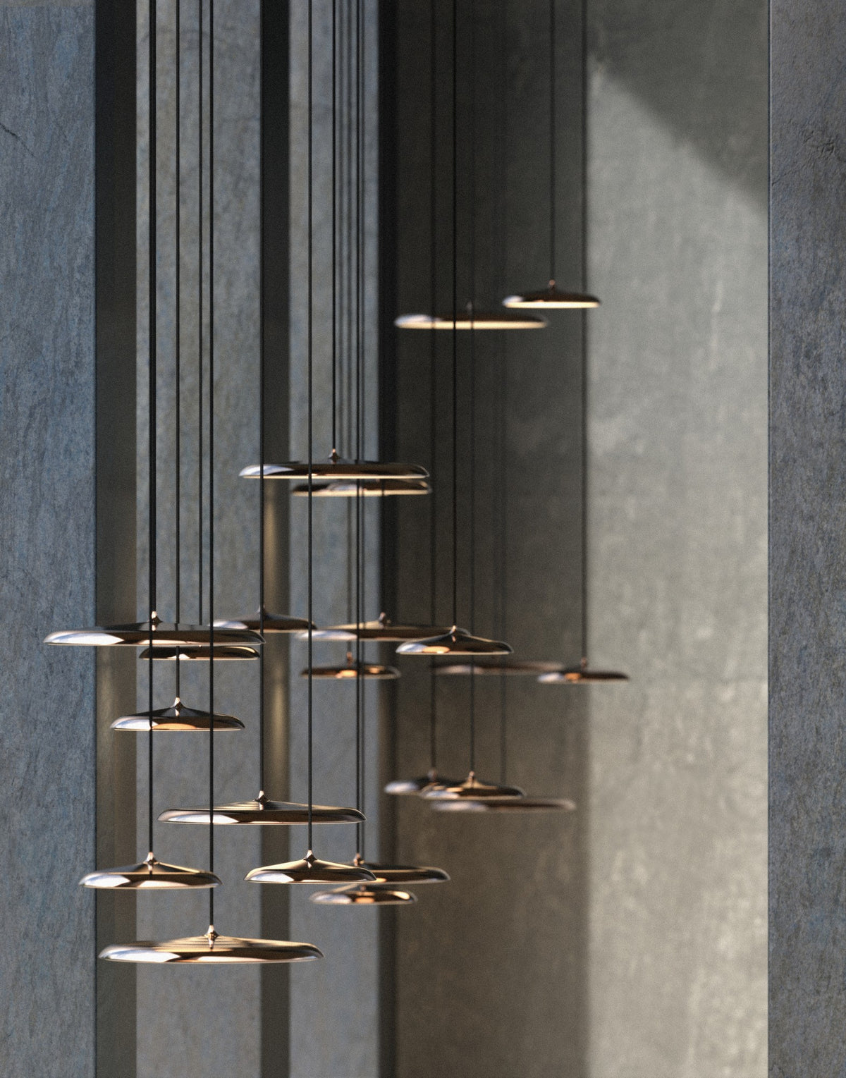 Design for The People Artist 25 pendant lamp copper