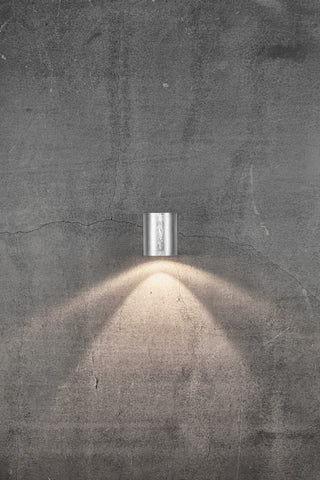 Nordlux Canto 2 wall light galvanised