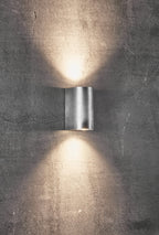 Nordlux Canto Maxi 2 wandlamp gegalvaniseerd