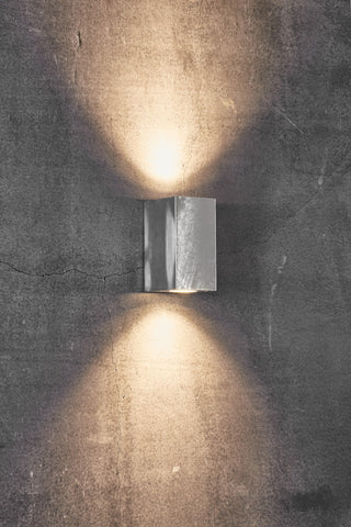 Nordlux Canto Maxi Kubi 2 wall light galvanised