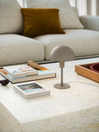Nordlux Ellen Mini lampe de table brun clair