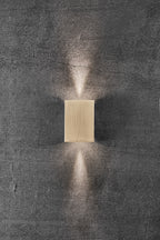 Nordlux Fold 10 wall light brass