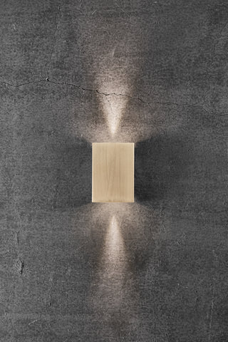 Nordlux Fold 10 wall light brass