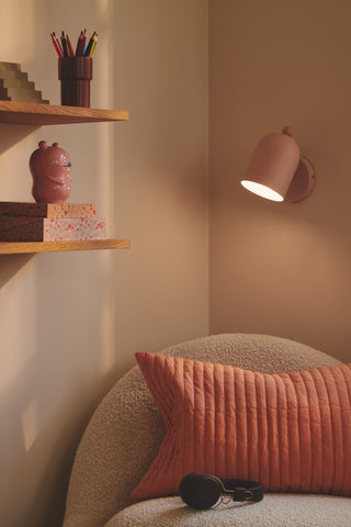 Nordlux Gaston wandlamp oudroze