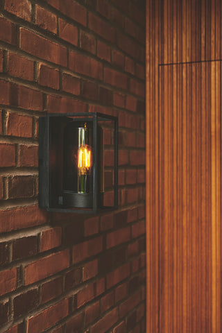 Nordlux Griffin wandlamp rookglas