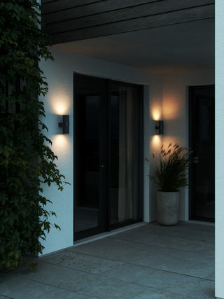 Nordlux Kyklop Ripple wandlamp zwart