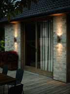 Nordlux Kyklop Ripple applique brun rouille