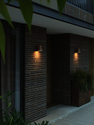 Nordlux Kyklop Cone wall light rust brown