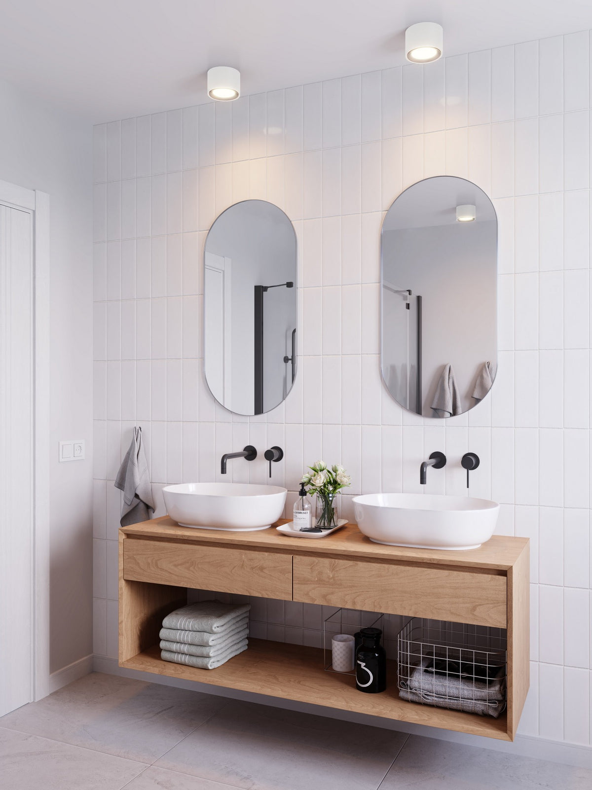 Nordlux Landon 8 surface-mounted spot white