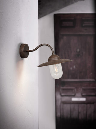 Nordlux Luxembourg wandlamp roestbruin