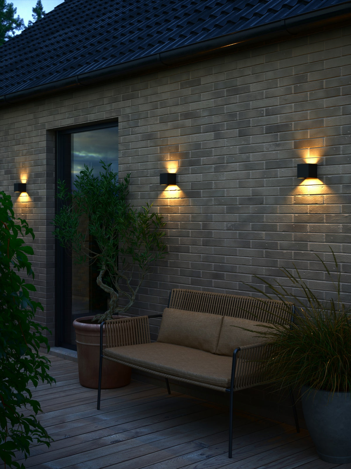 Nordlux Milda Kubi wandlamp zwart