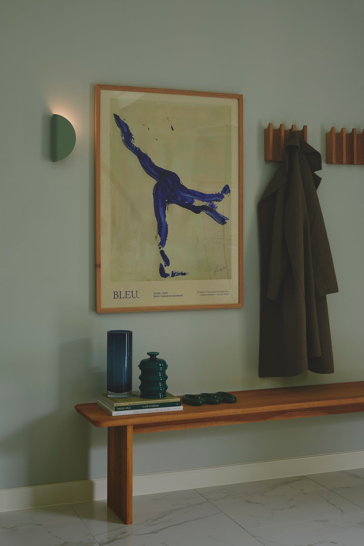 Nordlux Model 2110 wall light green