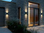 Nordlux Nico Square 22 wall light rust brown