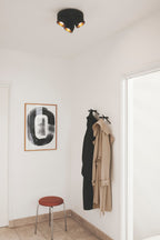 Nordlux Pitcher 3-Rondel spot zwart