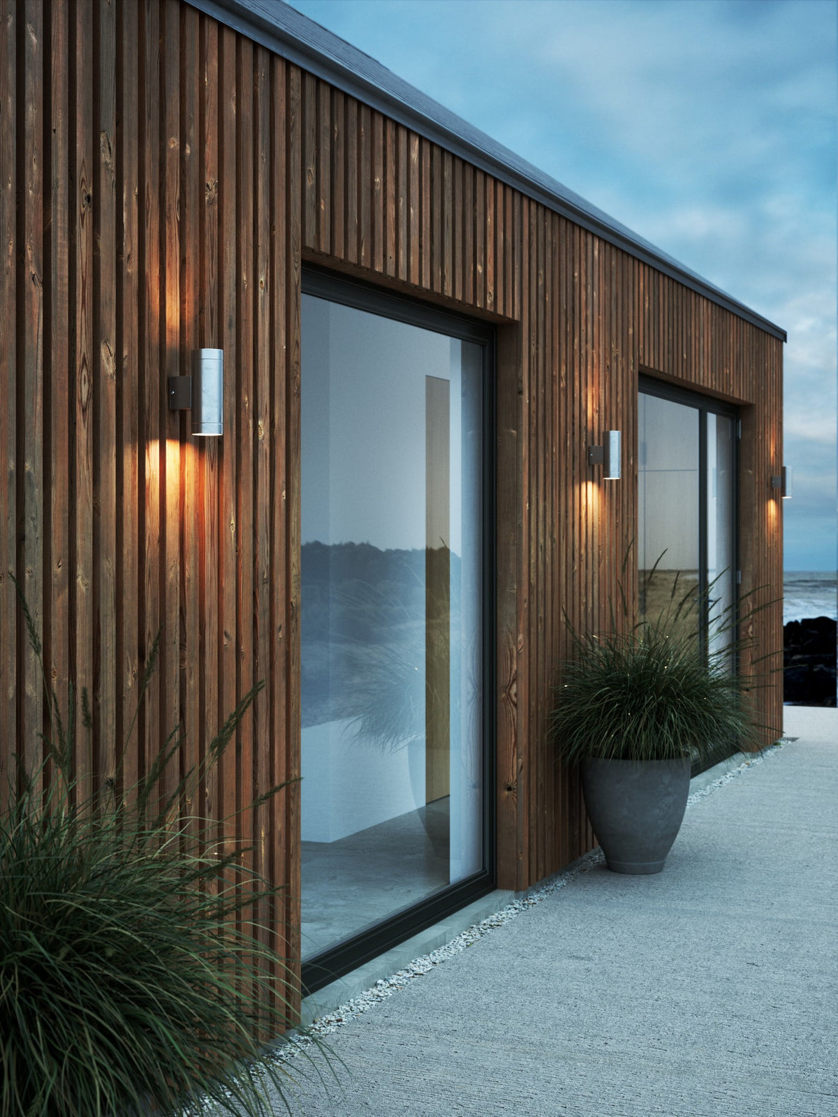Nordlux Tin Maxi Double wall light galvanised