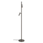 Design for The People Makoto floor lamp satin chrome
