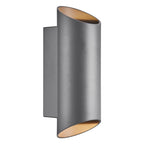 Nordlux Nico Round 22 wall light anthracite