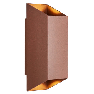 Nordlux Nico Square 22 wall light rust brown