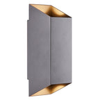 Nordlux Nico Square 22 wandlamp antraciet
