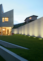 CHART ASYM 1.2 spot encastré de sol carré LED 3000K inox