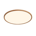 Nordlux Oja 42 plafonnier IP54 2700K dimmable aspect bois