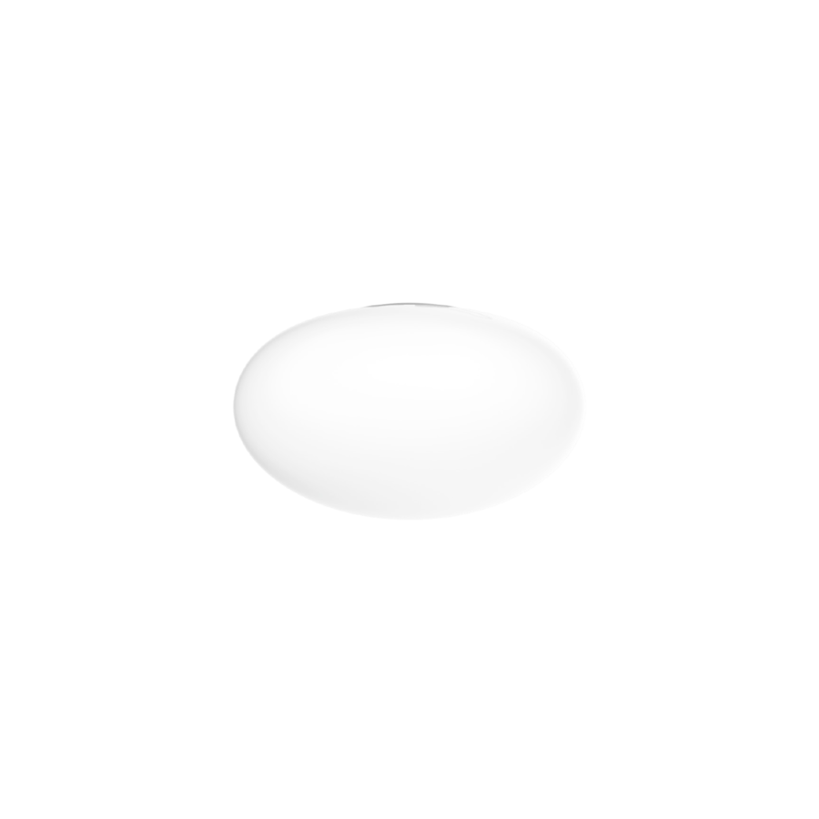 Wever & Ducré PERLEZ IP44 2.0 half-inbouwspot – Wit opaalglas