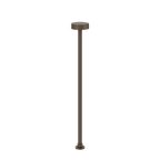 POLA 2.1 round surface-mounted floor spotlight LED 2700K