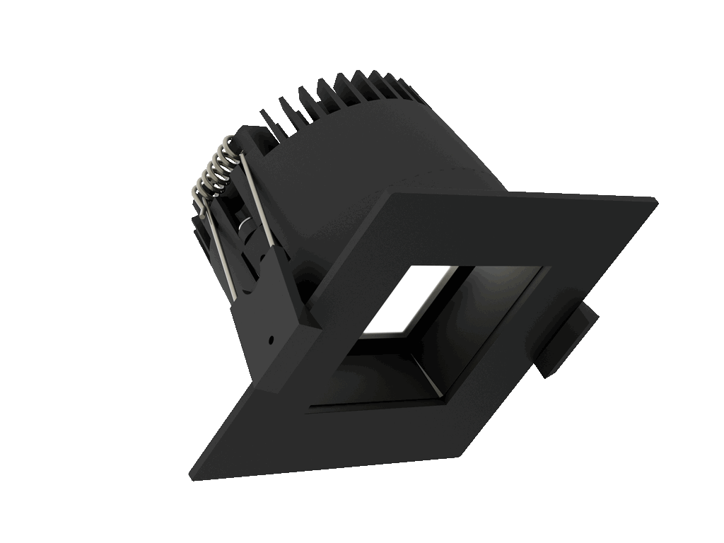 Fabio 75 is a downlight with 800Lm, 2700K, CRI 93, 10.5W. Beam angle 80°, Triac dimmable, finish Matt black RAL 9005, IP65/IP20.