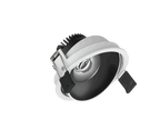 Fido 108 is een richtbare downlight met 800Lm, 2700K, CRI 93, 10,5W. Bundelhoek 40°, Triac-dimbaar, afwerking White/Black, IP20.
