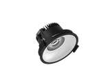 Fido 98 est un downlight de 800Lm, 4000K, IRC 93, 10,1W. Angle de faisceau 40°, dimmable Triac, finition Black/White, IP44/IP20.