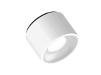 Fido 105 is a ceiling luminaire with 800Lm, 3000K, CRI 93, 10.3W. Beam angle 80°, Triac dimmable, finish White/White, IP20.