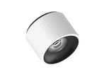Fido 105 is een plafondarmatuur met 800Lm, 2200-3000K, CRI 93, 10,3W. Bundelhoek 40°, Triac-dimbaar, afwerking White/Black, IP20.