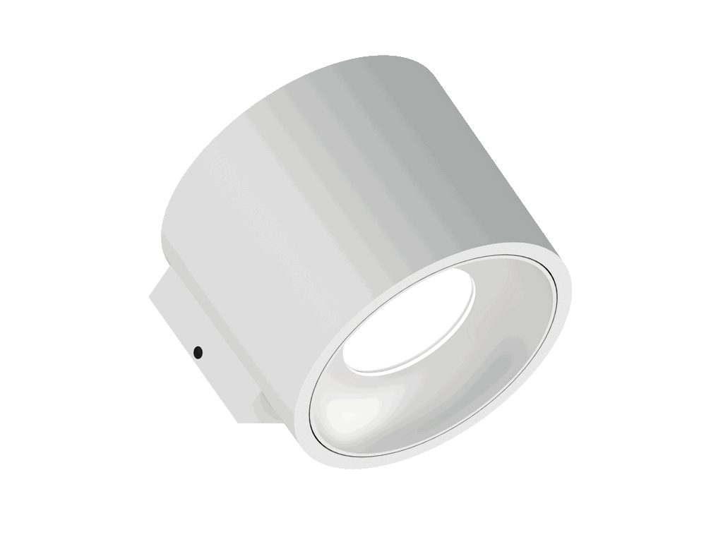 Fido WL 105 is een wandarmatuur met 800Lm, 4000K, CRI 93, 10,1W. Bundelhoek 80°, Triac-dimbaar, afwerking White/White, IP20.
