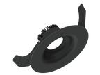 Linea 120 is a downlight with 800Lm, 2700K, CRI 93, 10.5W. Beam angle 80°, Triac dimmable, finish Matt black RAL 9005, IP65/IP20.