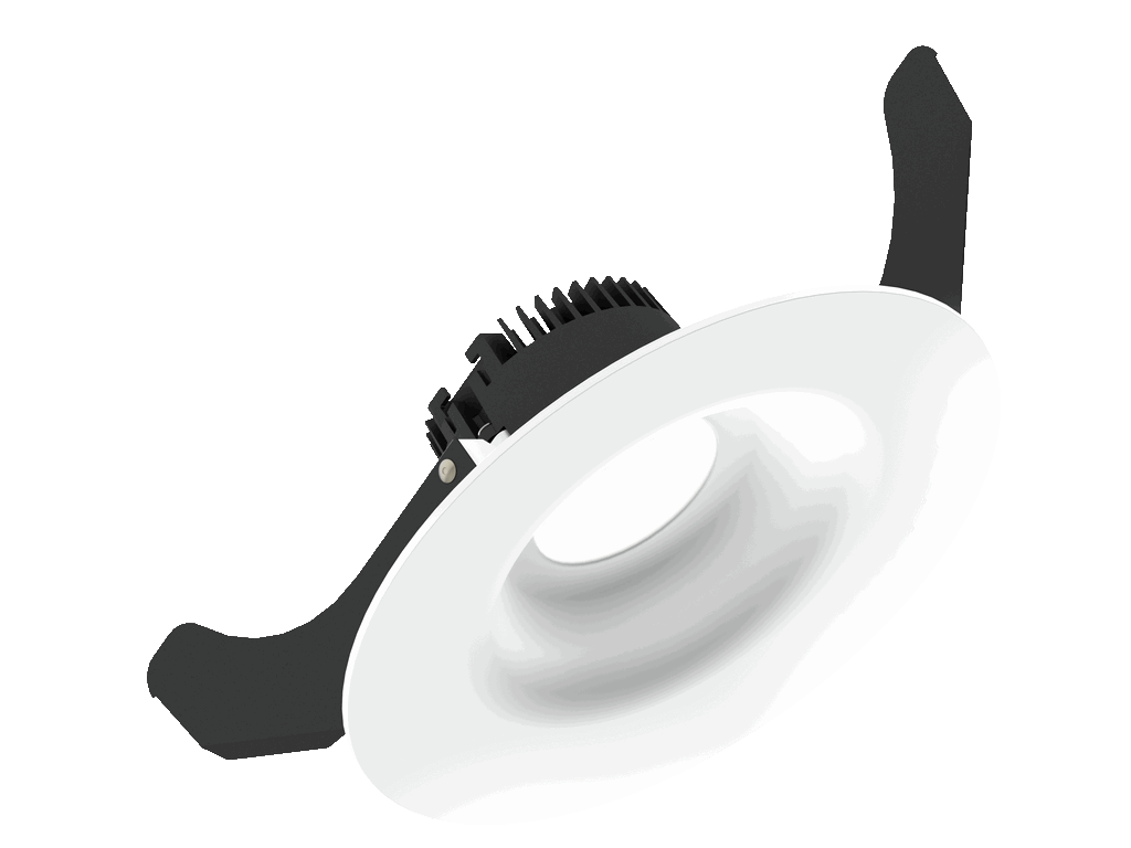 Linea 120 is a downlight with 800Lm, 2700K, CRI 93, 10.5W. Beam angle 80°, Triac dimmable, finish Matt white RAL 9016, IP65/IP20.