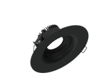 Linea 120 est un downlight de 800Lm, 2700K, IRC 93, 10,5W. Angle de faisceau 80°, dimmable Triac, finition Matt black RAL 9005, IP65/IP20.