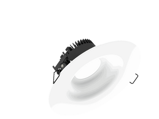 Linea 120 is a downlight with 800Lm, 2700K, CRI 93, 10.5W. Beam angle 80°, Triac dimmable, finish Matt white RAL 9016, IP65/IP20.