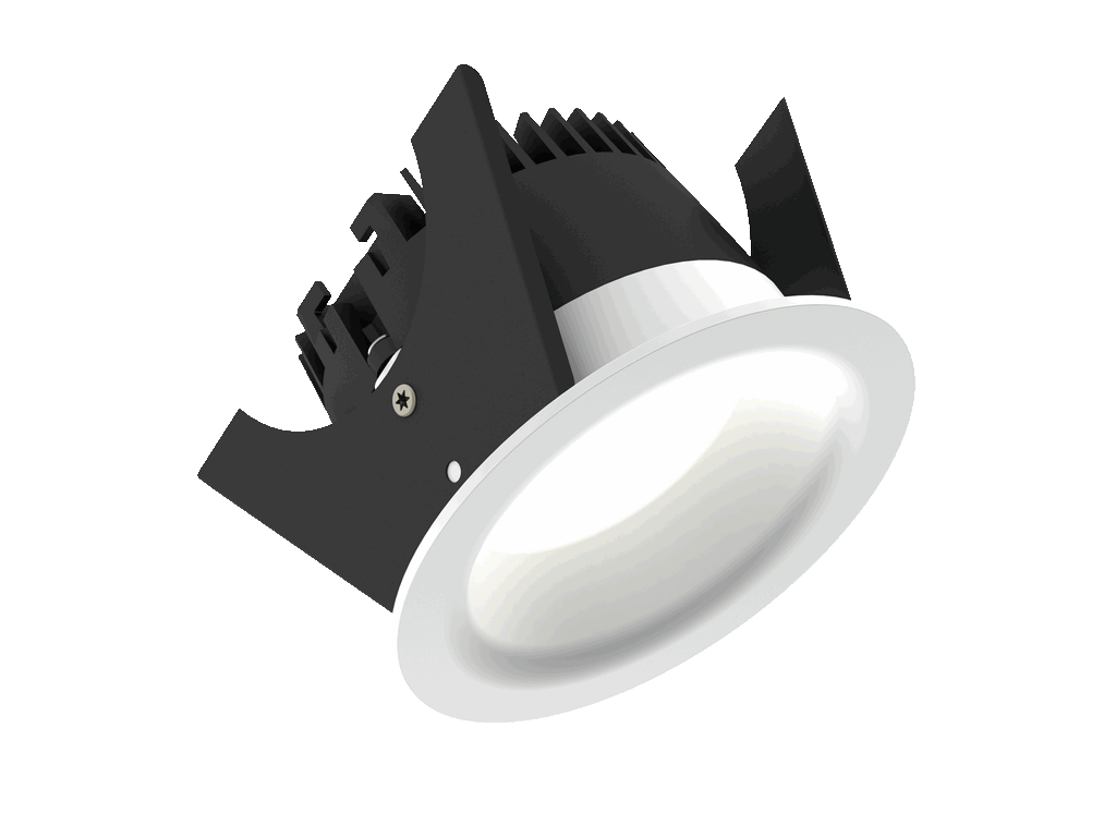 Linea 75 is een downlight met 800Lm, 3000K, CRI 93, 10,3W. Bundelhoek 80°, Triac-dimbaar, afwerking Matt white RAL 9016, IP65/IP20.
