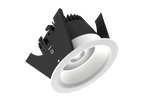 Linea 75 is a downlight with 800Lm, 3000K, CRI 93, 10.3W. Beam angle 40°, Triac dimmable, finish Matt white RAL 9016, IP44/IP20.